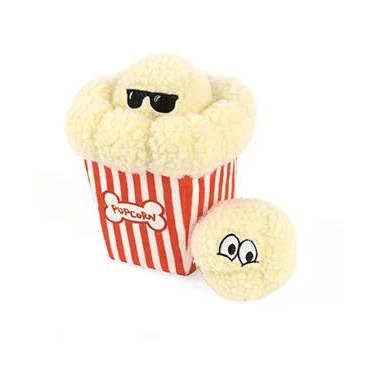 Frankenpfote PLAY Hundespielzeug Quietscher Popcorn