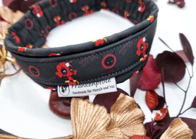 Halsband Deadpool rot gepolstert