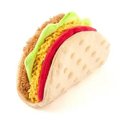 Frankenpfote PLAY Hundespielzeug Quietscher Taco